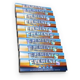 Elements King Size Papers Rice Papers 10 x Booklets