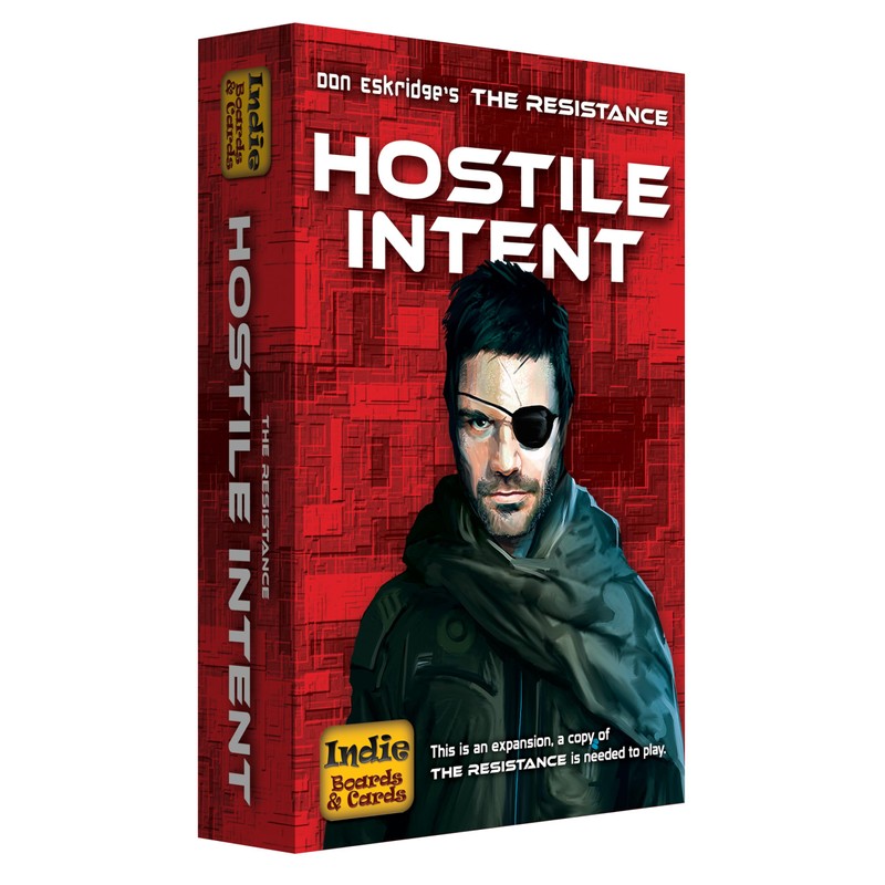 Indie Boards and Cards Resistance - Hostile Intent Strategy Card