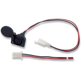 GLDYTIMES XLR Charging Port Socket for EVO 500 800 Razor MX500 650 Izip Schwinn E Scooter w/Free Compatible Connector & Cable (XLR Charging Port)