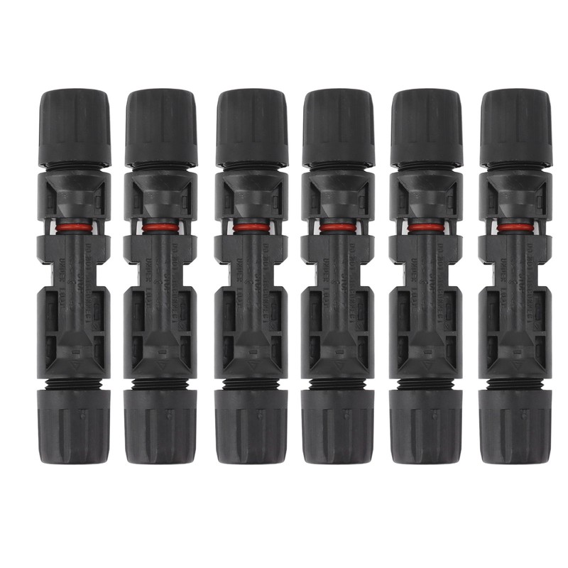 10 Sets Solar Panel Cable Connectors Waterproof Dustproof UV Resistant