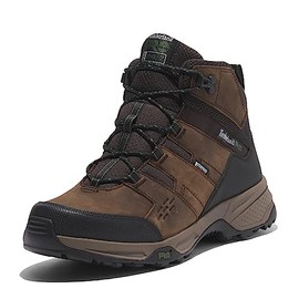 Timberland PRO Men's Switchback LT 6 Inch Soft Toe Waterproof Industrial Hiker Work Boot, Brown/Green-2024 NEW, 12W