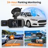 Hodozzy 2K+1080P 360° Car Dash Cam with 5GHz WiFi, 4