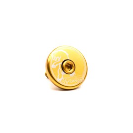 CHROMAG Top Cap Steering Cap MTB/MTB/Cycle/VAE/E-Bike Adult Unisex, Gold, Dia. 1.1/8"