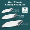 Cutting Boards for Kitchen - BPA-Free Chopping Board - Different
