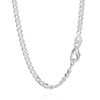 NKlaus 925 Sterling Silver Curb Chain 2.50 mm Wide, Silver
