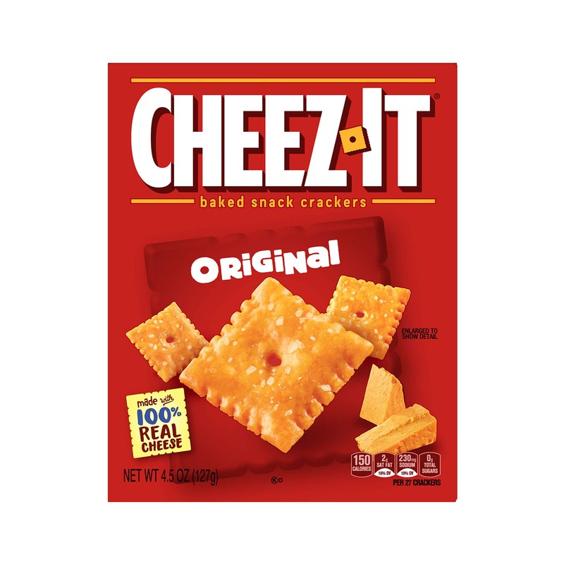 Cheez-It Original Grab 'N Go Snacks, 4.5-Ounce Packages (Pack of