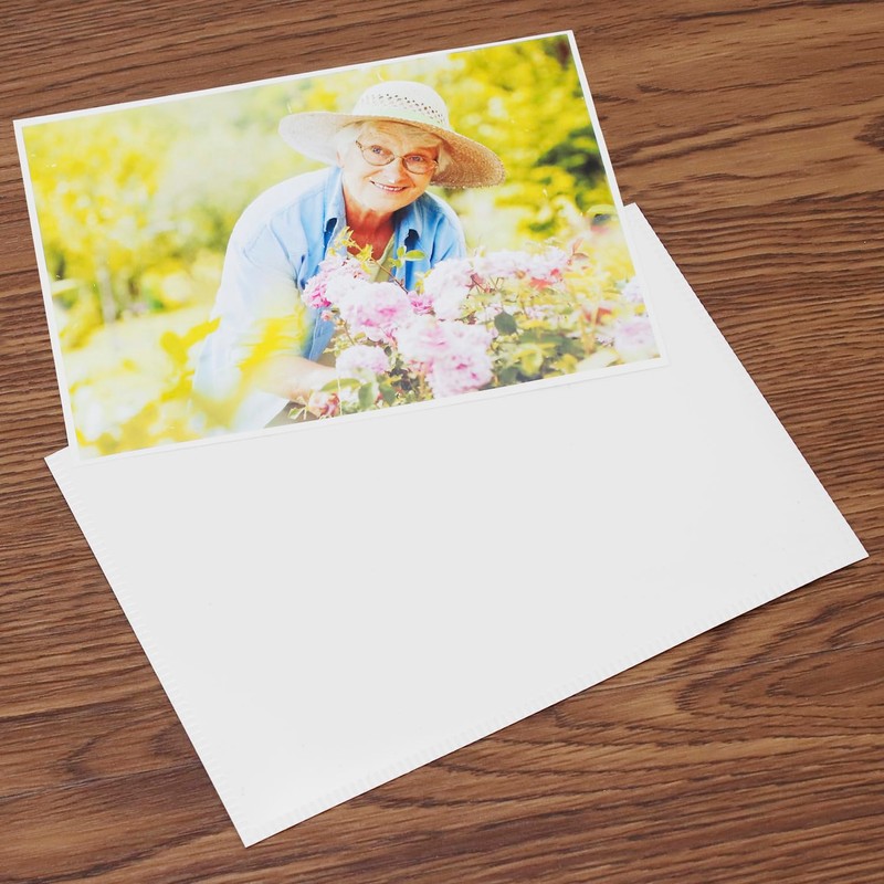 QWORK® 30 Pack Photo Frames, Magnetic Photo Frames For Fridge,