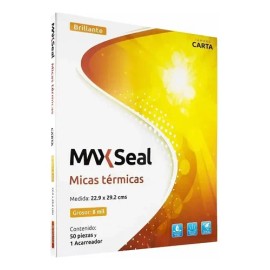 Mica Térmica Max Seal Carta 22.9 X29.2 5 Mil 50 Pzas                                                                                                  
