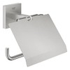 GROHE Start Cube Toilet Roll Holder with Cover (Metal, Wall