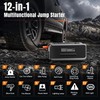 Jump Starter with Air Compressor, 12V Portable Car Battery Jump