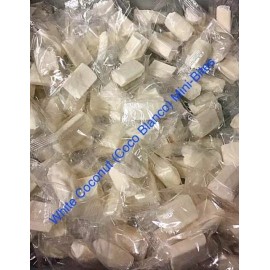 White Coconut Mini-Bites Bag (Trocitos de Dulces de Coco-Blanco) - White Coconut Mini-Bites (Coco-Blanco)
