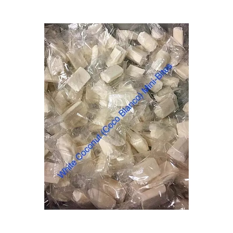 White Coconut Mini-Bites Bag (Trocitos de Dulces de Coco-Blanco) -