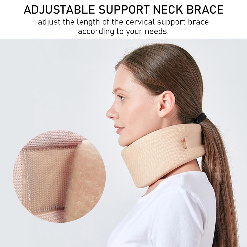 KRYMSON 1 Piece Neck Brace, Neck Support Collar, Cervical Spine