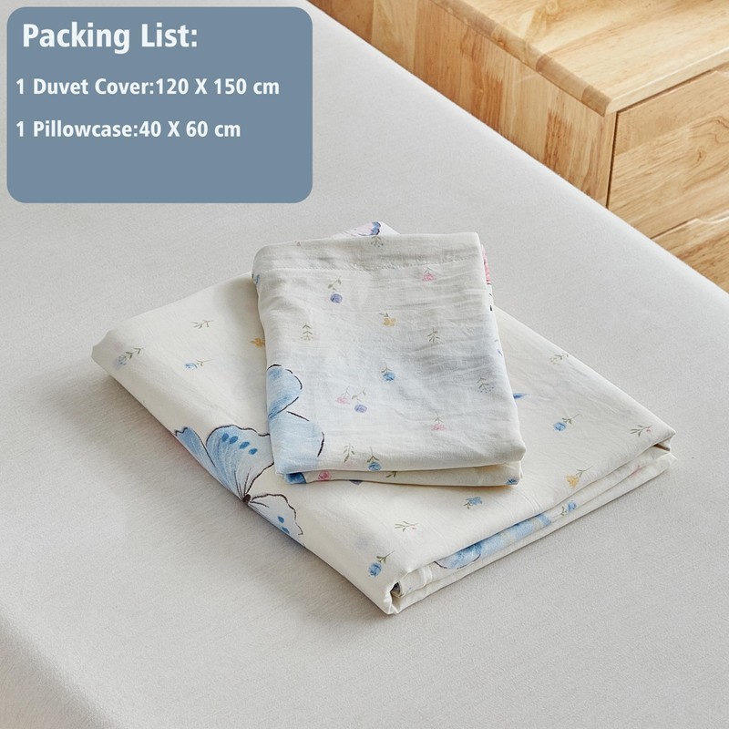 DuShow Cot Bed Duvet Cover Set-Ultra Soft Toddler Duvet Cover