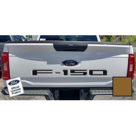 Decal Mods 2021-2025 Tailgate Insert Decals Letters Inlays Indent Stickers (Thin Decal, NOT Raised Letters) for Ford F150 (2021-2025) (Bronze Metallic) - CBRNZ
