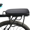 Bicycle Rear Rack Cushion for Passenger Seating – Padded Black