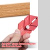 BUZHI Marking Ruler Woodworking Measuring Ruler Trim Carpentry Tools Finishing