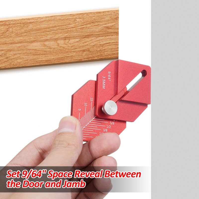 BUZHI Marking Ruler Woodworking Measuring Ruler Trim Carpentry Tools Finishing