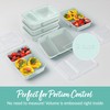 Bentgo 20-Piece Lightweight, Durable, Reusable BPA-Free 2-Compartment Containers - Microwave,
