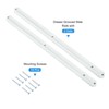 sourcing map Drawer Slides, 2Set 300mm - Plastic Drawer Rails