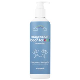 M3 Magnesium Lotion for Kids & Babies with Sensitive Skin | Unscented Formula Soothes Tired Legs, Supports Restful Night’s Sleep, Moisturizes & Hydrates Skin, 8 fl oz (237 mL)