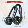 TIXIPEM Keychain Compass [2PCS] - Small Pocket Magnetic Ball Compass