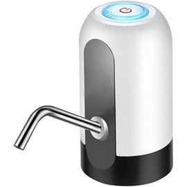 TECHVIDA Dispensador de Agua Automático Botella Recargable Agua Potable Bomba de Agua Potable Eléctrica Inalámbrica Bombeo Rápido Dispensador de la Bomba de Agua para Garrafón Universal de 20 litros