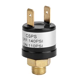 Air Horn Pressure Switch Adjustable,110-140PSI Car Air Tank Pressure Control Switch for Air Compressor Pump