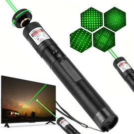 Laser Pointer,High Power Laser Pointer, Green Laser Pointer Indicator Light, Long Range Pointer for Hiking, USB Charge
