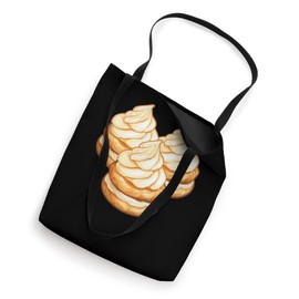 Cream Puffs Round Image Tote Bag