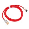 Mechanical Keyboard Cable Double Sleeve Custom Coiled with Detachable Metal