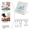 KETOTEK Digital Thermostat Underfloor Heating Electrically Programmable Flush-Mounted with Sensor