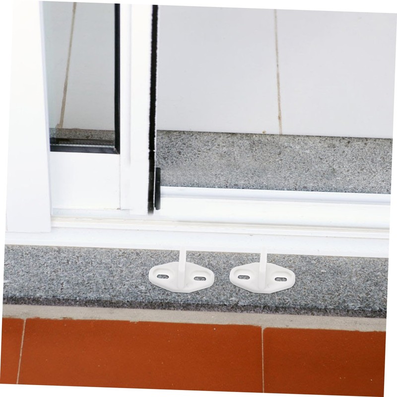 Ciieeo 2pcs Barn Door Guide Stopper Floor Track Stop Supply