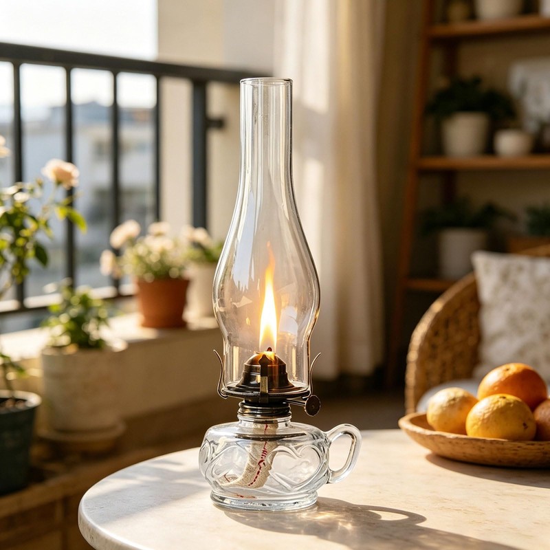 GXFCCYXT 3 Inch by 10 Inch Clear Oil Lamp Chimney