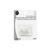 Dritz 99-34-61 Plastic Swim Suit Bra Hooks, Clear, 3/4-Inch 2-Count