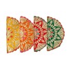 Aditri Creation Set of 4 Round Mat Aasan Velvet Pooja