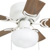 Prominence Home 41530 Hero Hugger Ceiling Fan, 28", White