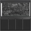 MIRRORANG 180 x 46 cm Dark Grey Stone Aquarium Background