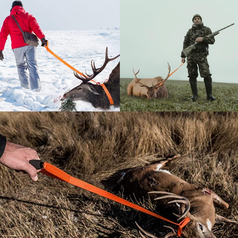 Sqxaldm Pack of 3 Deer Drags Robust Non-Slip Mountain Aid