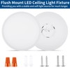 Modern 12'' Led Ceiling Light Fixture, 0.67 Inch Ultra Thin