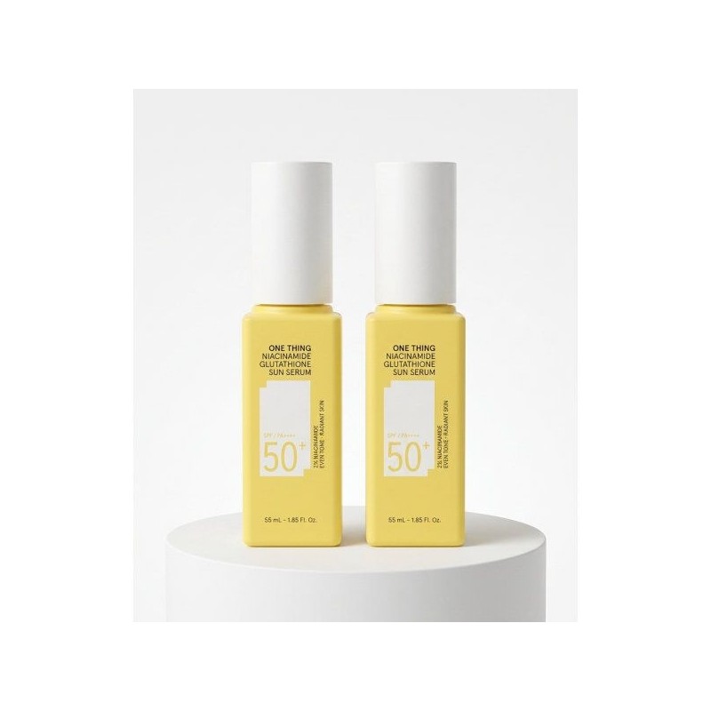ONETHING Niacinamide Glutathione Sun Serum 55ml SPF50+ PA++++, 2 PACK