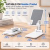 Adjustable Phone & Tablet Stand for Desktop Use – Foldable