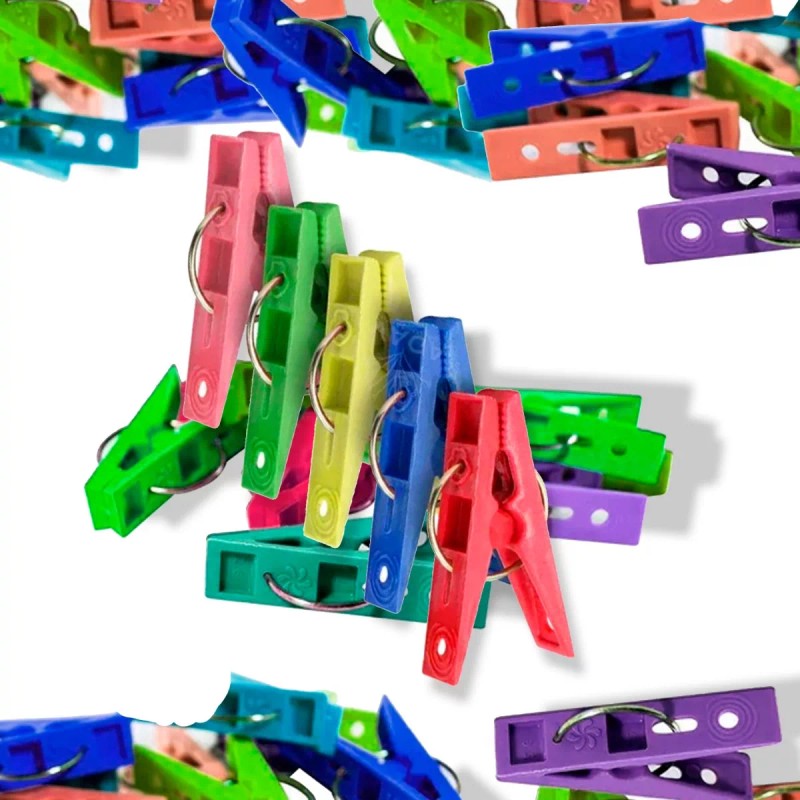 mdj Pinzas Para Ropa De Plastico 200 Piezas Calidad Durable