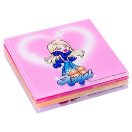 Silver Buffalo Bratz Juego de Posavasos de Vidrio de 4 Piezas