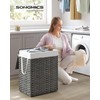 SONGMICS Laundry Hamper with Lid, 23.8 Gallon (90 L) Synthetic