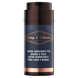King C. Gillette 1 Pack of 100ml Mens Beard Moisturizer Moisturizer for Men with Vitamin B - Ideal for Men Beard Set - Gift Idea for Men
