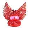 BOZILY 1Pcs Glitter Mini Rubber Ducks, Red Duck Squishy Duck