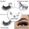Wholesale Lashes, 3D Faux Mink Eyelash Bulk, 18mm Handmade Reusable