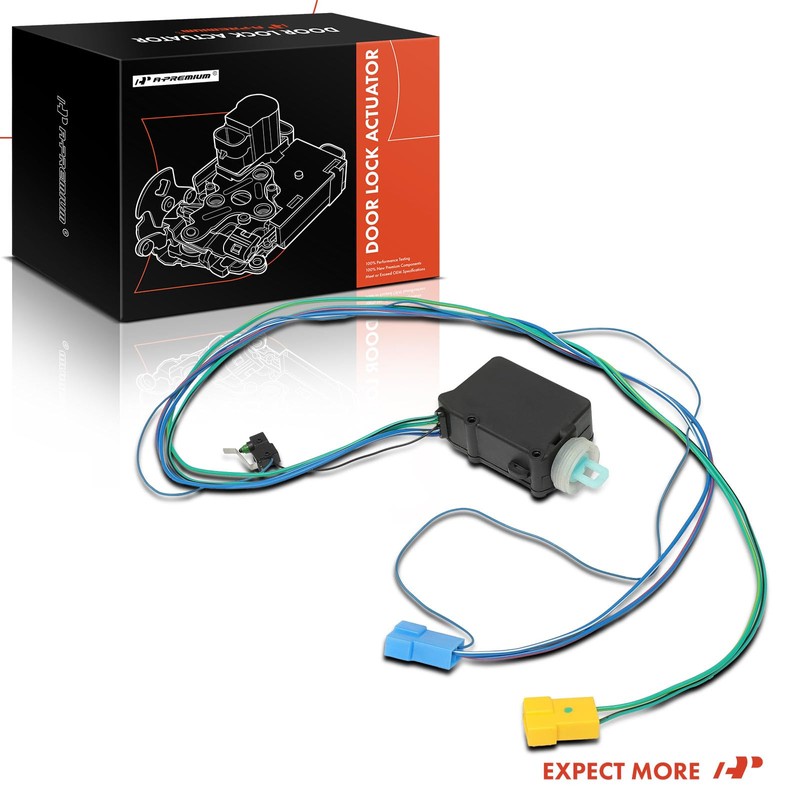 A-Premium Rear Dual Back Swing-Out Door Latch Lock Actuator Compatible