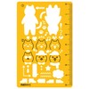 Marvy 8822-833 Card Size Template Cat Orange